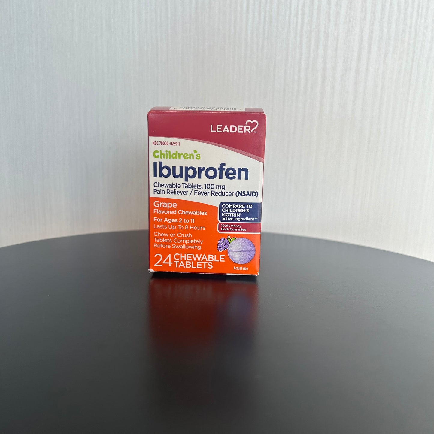 Ibuprofen Jr 100 Mg Chewable Tablet